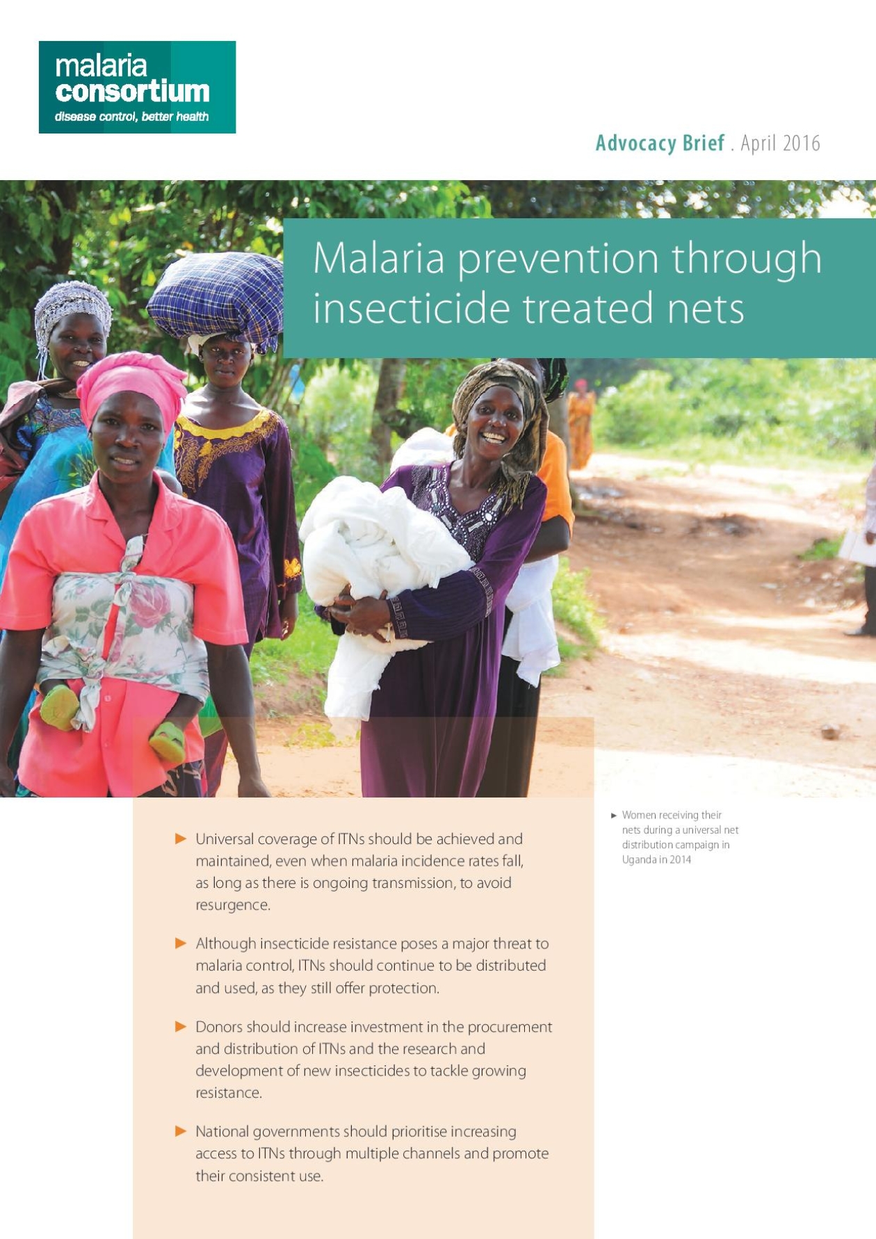 Malaria Consortium - Disease control, better health - Partnership