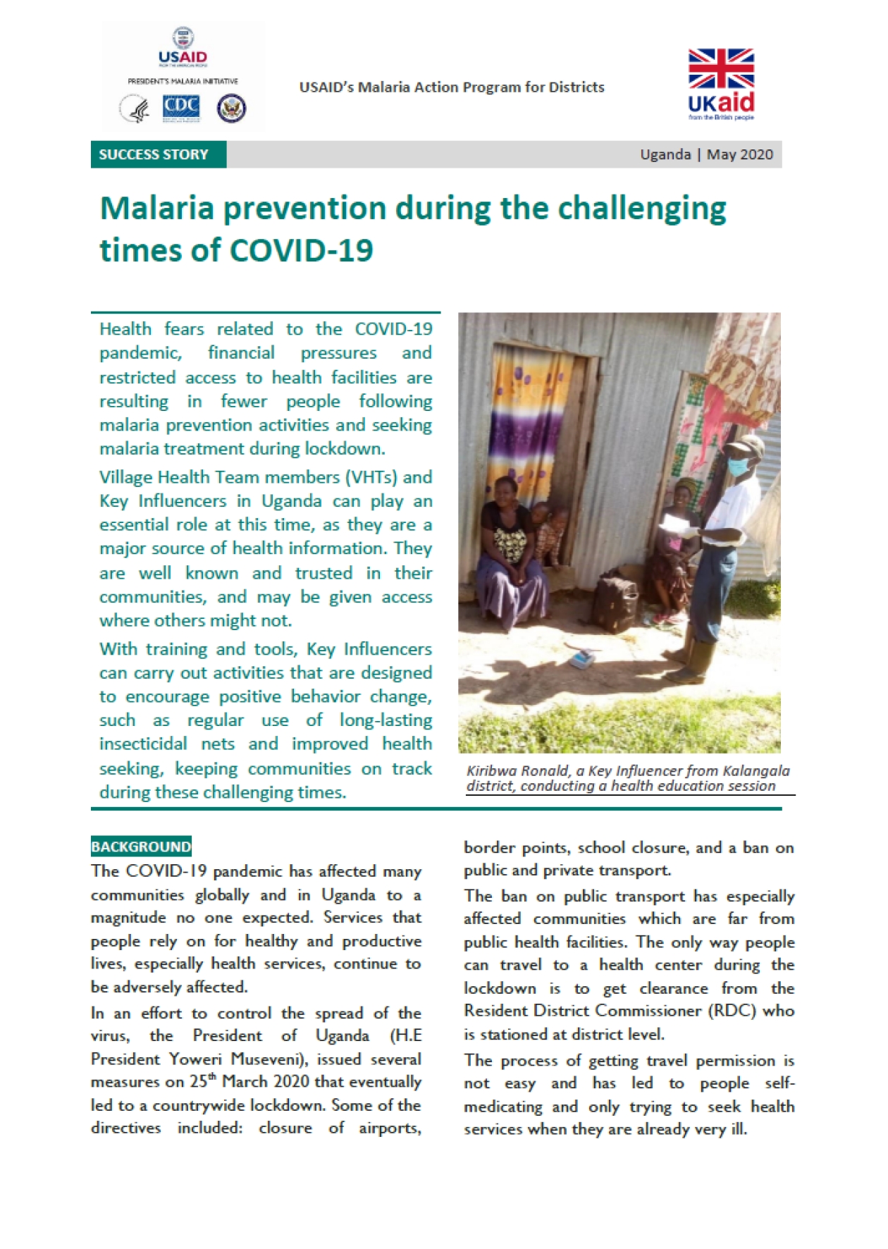 Malaria Consortium - Malaria Prevention During Challenging Times Of ...